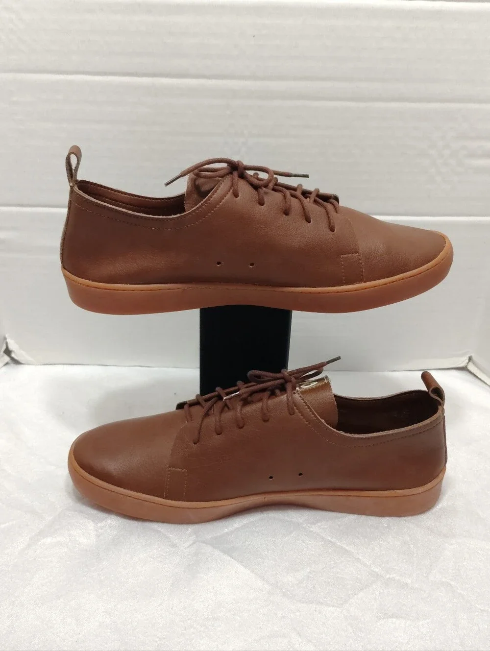 Ahimsa Andy Dark Olive, Men's # 13 US Vegan Leather, Slip Resistant, Waterproof